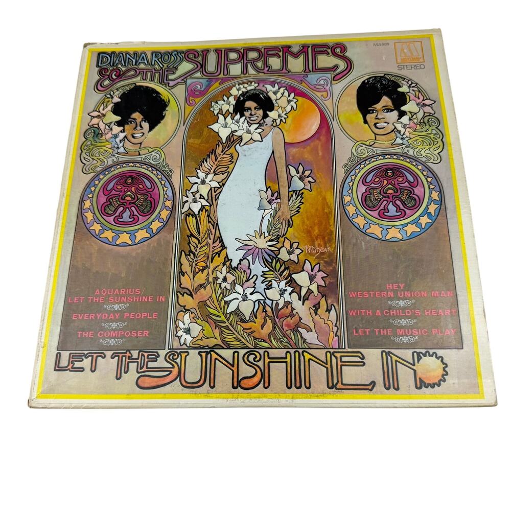 Diana Ross & The Supremes Let The Sunshine In Vinyl LP